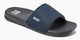 Reef Mens 'One Slide' Padded Strap Slider Navy / White
