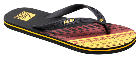 Reef Mens 'Seaside Prints' Flip Flops - Sunset Stripes