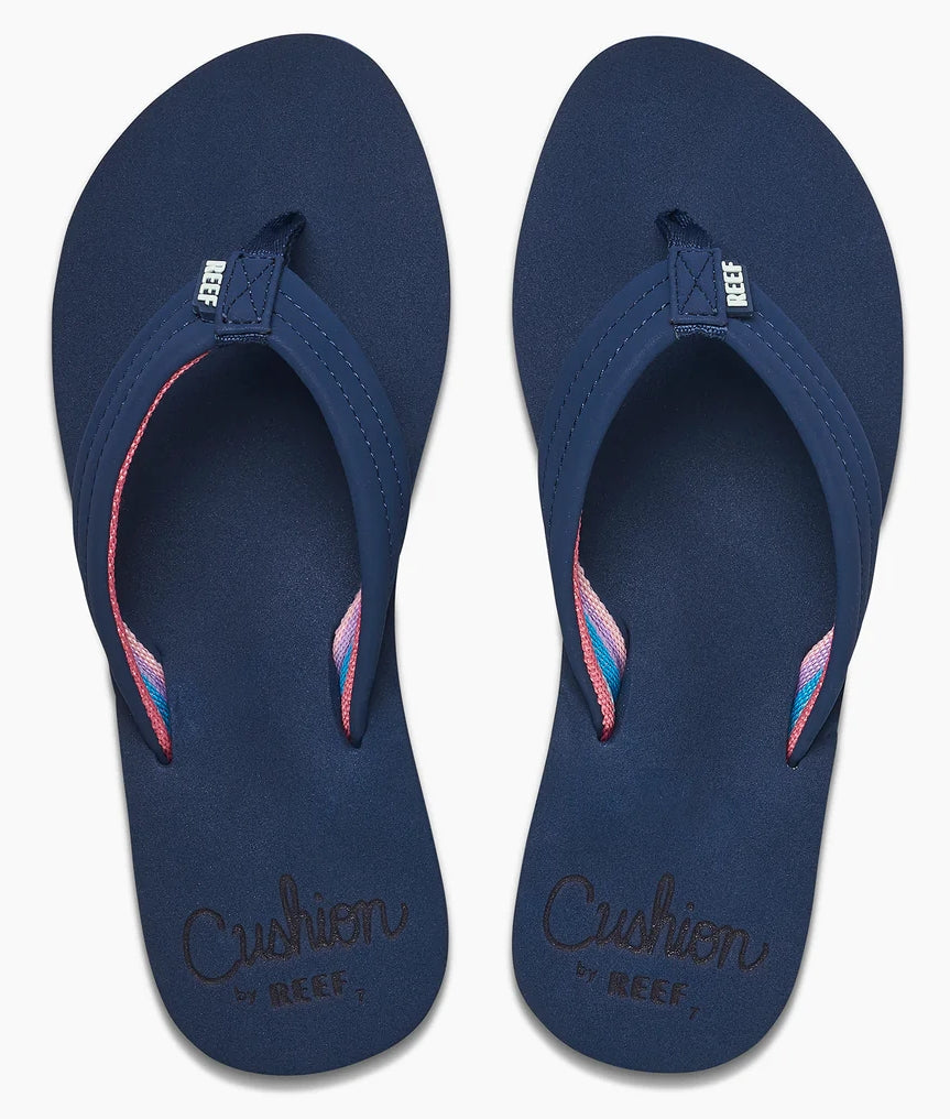 Reef navy blue flip flops on sale