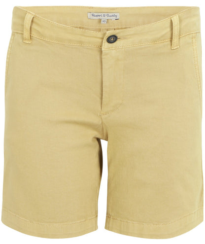 Rupert & Buckley Womens 'Instow' Chino Shorts - Toffee