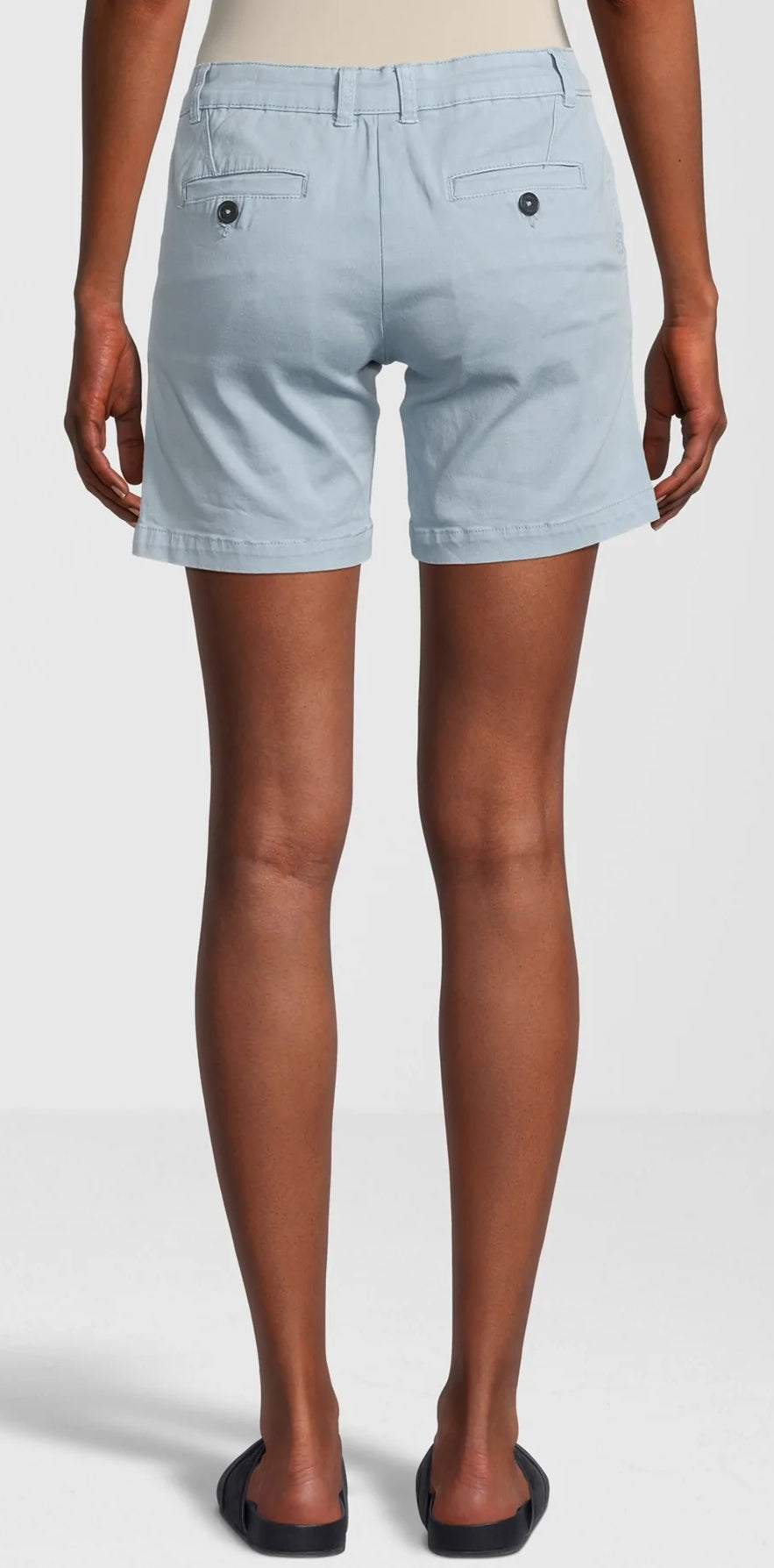 Rupert & Buckley Womens 'Instow' Chino Shorts - Sky Blue