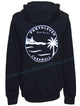 Salt Cellar Unisex Porthleven, Cornwall Print Pop Over Hoody Dark Navy