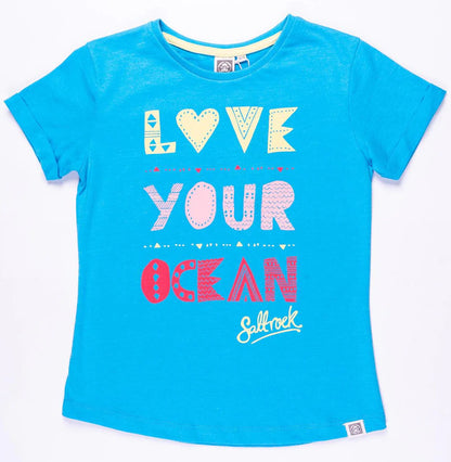 Saltrock Kids 'Oceana' Printed Tee - Bright Blue
