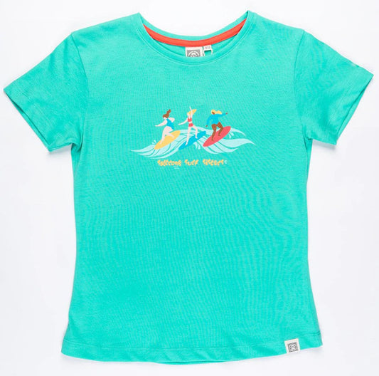 Saltrock Kids 'Party Wave' Printed Tee - Turquoise