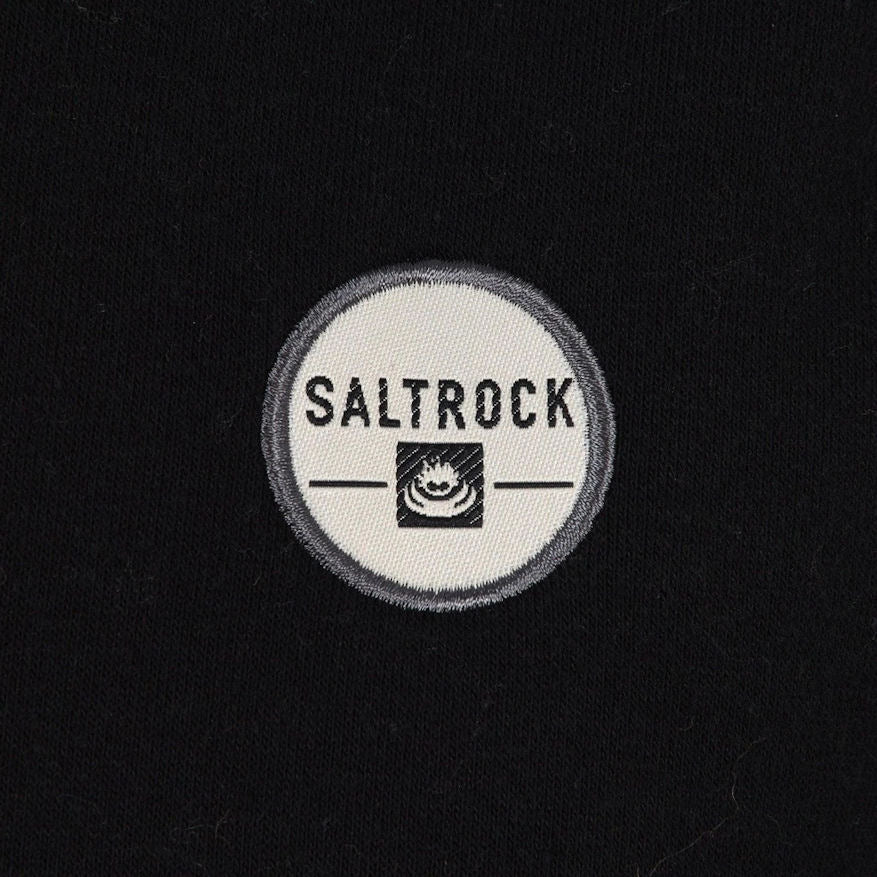 Saltrock Mens 'Rebelto' Fur Lined Hoodie - Black