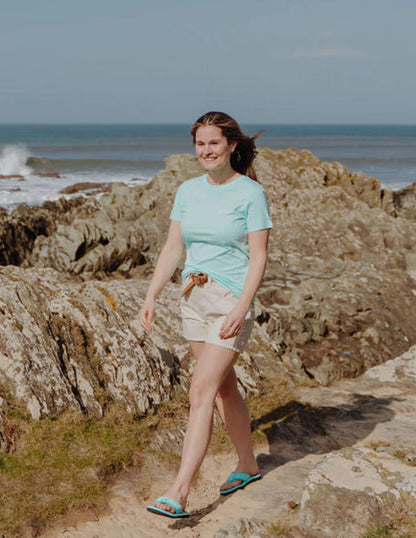 Saltrock Womens Velator Short Sleeve Tee - Light Blue / Turquoise