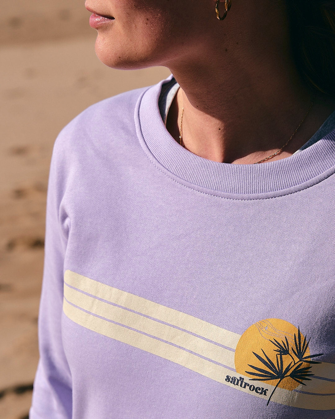 Light purple deals crewneck sweatshirt