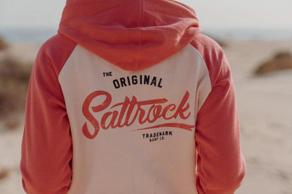 Saltrock Womens Trademark Original Zip Hoodie - Light Orange