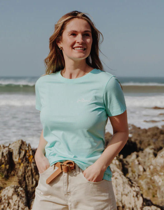 Saltrock Womens Velator Short Sleeve Tee - Light Blue / Turquoise