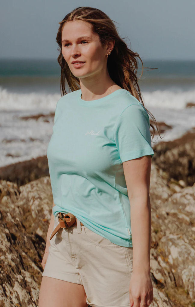 Saltrock Womens Velator Short Sleeve Tee - Light Blue / Turquoise