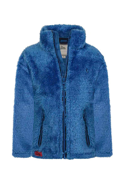 Lighthouse Kids 'Ted' Full Zip Sherpa Fleece - Ocean Blue