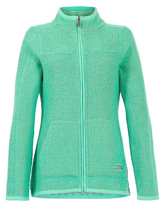 Weird Fish Womens 'Sontee' Macaroni Knitted Jacket Soft Green