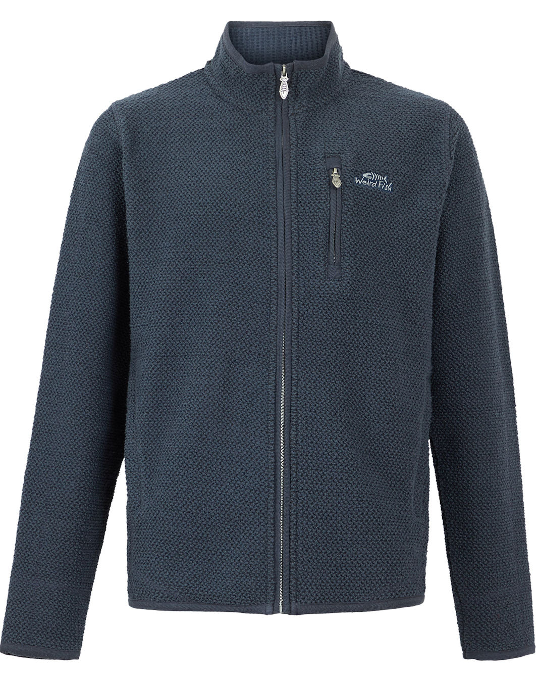 Weird Fish Mens 'Transom' Full Zip Macaroni Jacket - Navy