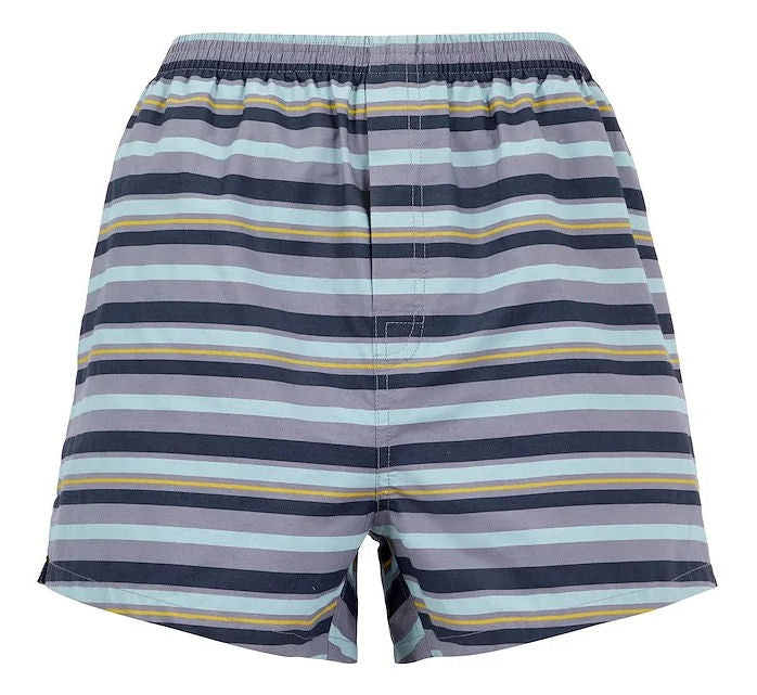 Weird Fish Mens 'Harley' 2 Pack Boxer Shorts - Frost Grey