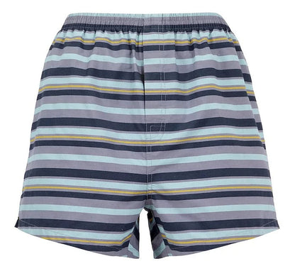 Weird Fish Mens 'Harley' 2 Pack Boxer Shorts - Frost Grey