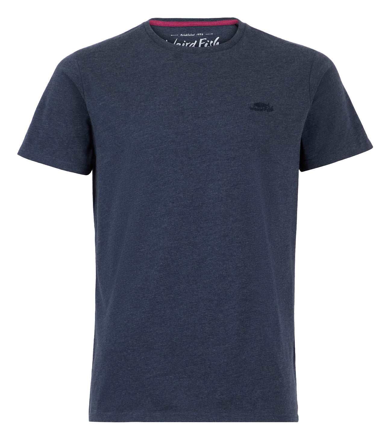 Weird Fish Mens 'Fished' Plain Tee - Navy