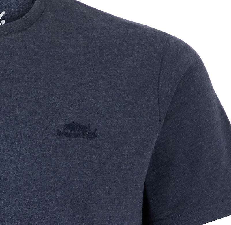 Weird Fish Mens 'Fished' Plain Tee - Navy