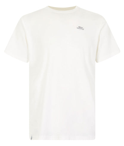 Weird Fish men's Fished plain short sleeve tee in Dusty White.