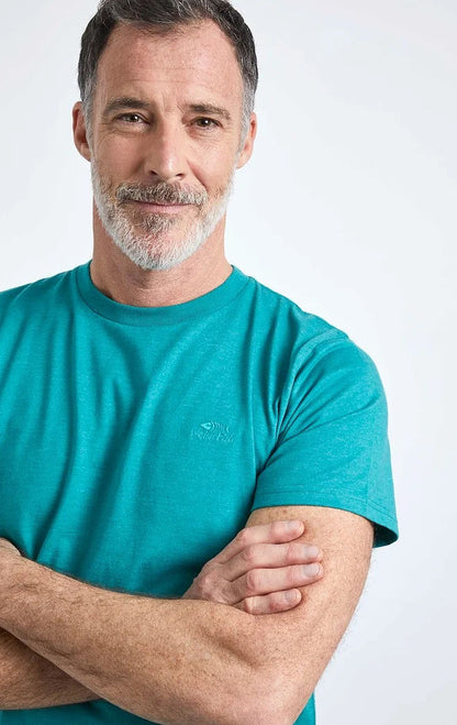Weird Fish Mens 'Fished' Plain Tee - Viridis Green