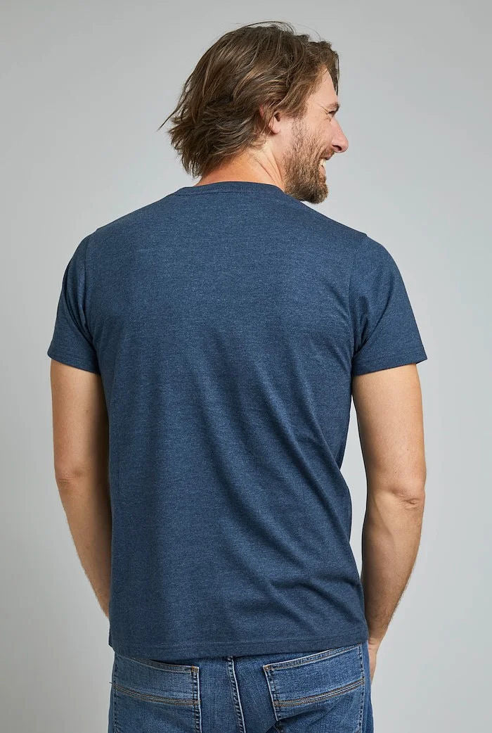 Weird Fish Mens 'Fished' Plain Tee - Navy