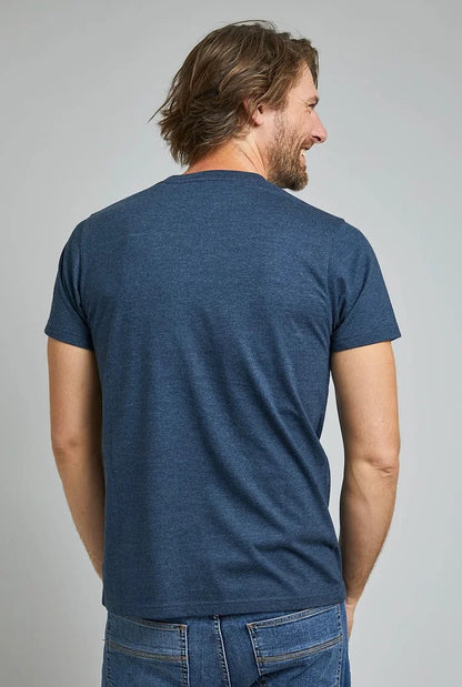 Weird Fish Mens 'Fished' Plain Tee - Navy