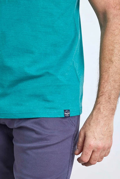 Weird Fish Mens 'Fished' Plain Tee - Viridis Green