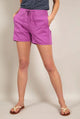 Weird Fish Womens Willoughby Cotton Shorts Mulberry