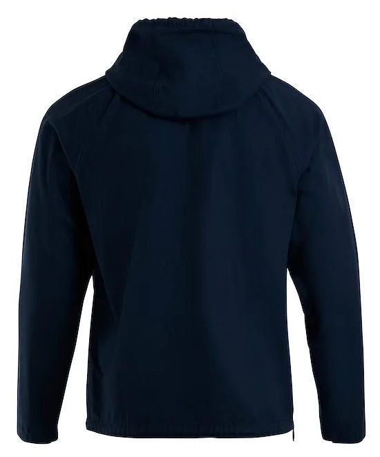 Weird Fish Mens 'Hogarth' Washed Canvas Popover Jacket - Navy
