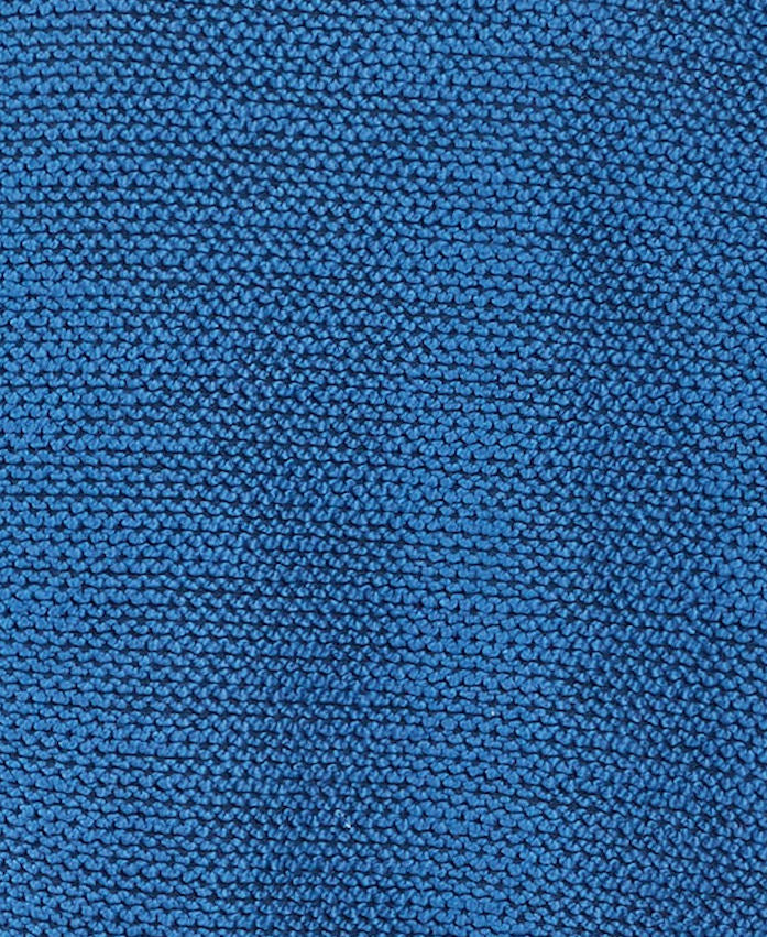 Weird Fish Mens 'Stern' 1/4 Zip Macaroni Knitted Top - Ensign Blue