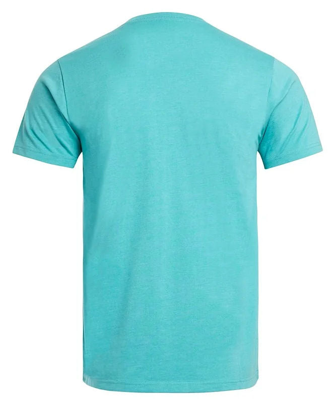 Weird Fish Mens 'Fished' Plain Tee - Washed Teal