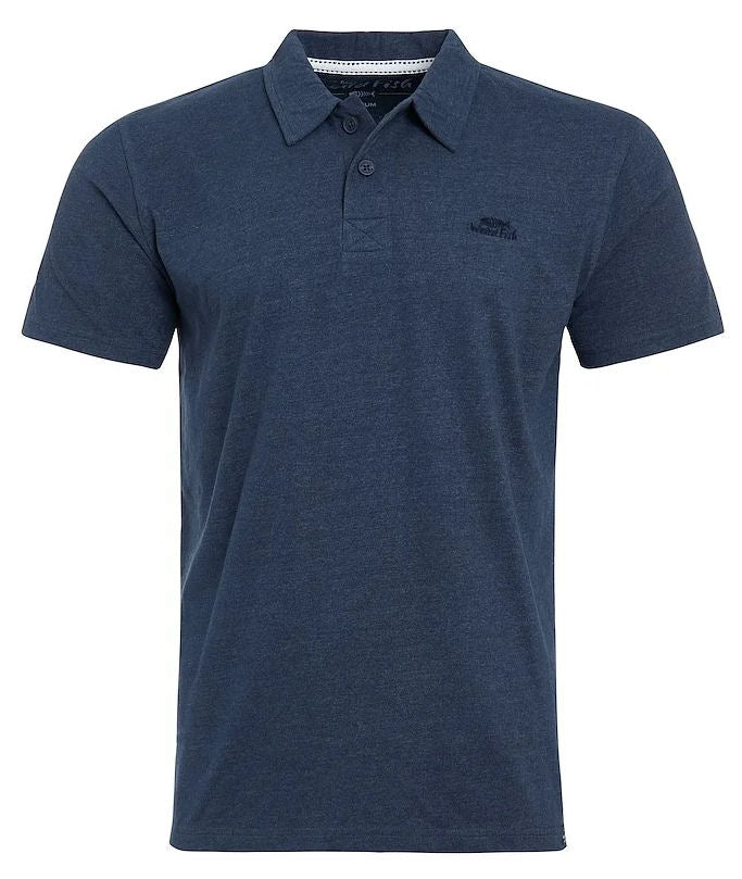 Weird Fish Mens Jetstream Eco Branded Polo Shirt - Navy