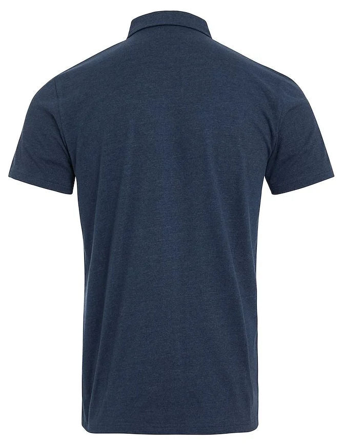 Weird Fish Mens Jetstream Eco Branded Polo Shirt - Navy
