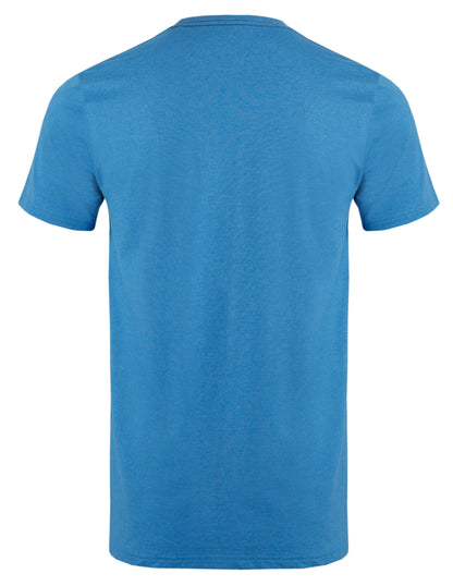Weird Fish mens t-shirt in blue with a classic crew neck and short sleeves