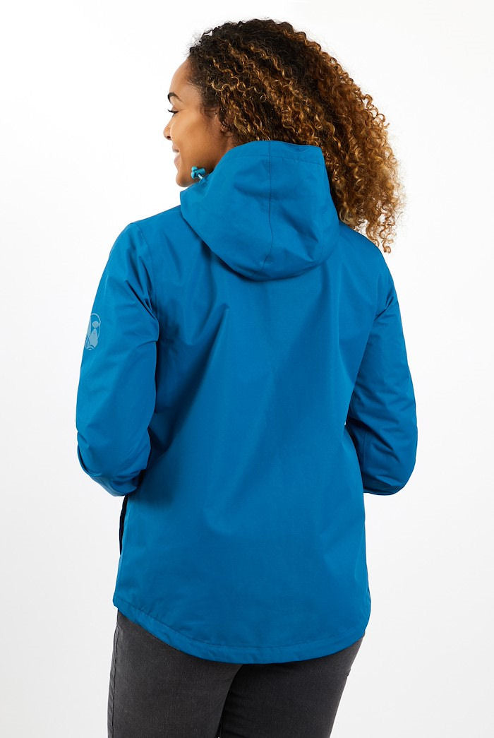 Weird Fish Womens 'Tia' Waterproof Jacket - Storm Blue