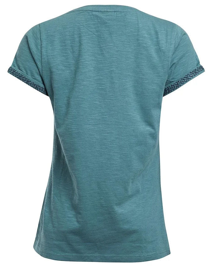 Weird Fish Womens 'Trinity' Outfitter Tee - Sea Green
