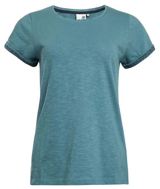Weird Fish Womens 'Trinity' Outfitter Tee - Sea Green
