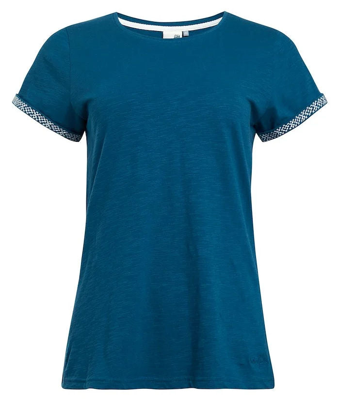 Weird Fish Womens 'Trinity' Outfitter Tee - Majolica Blue