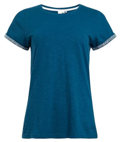 Weird Fish Womens 'Trinity' Outfitter Tee - Majolica Blue