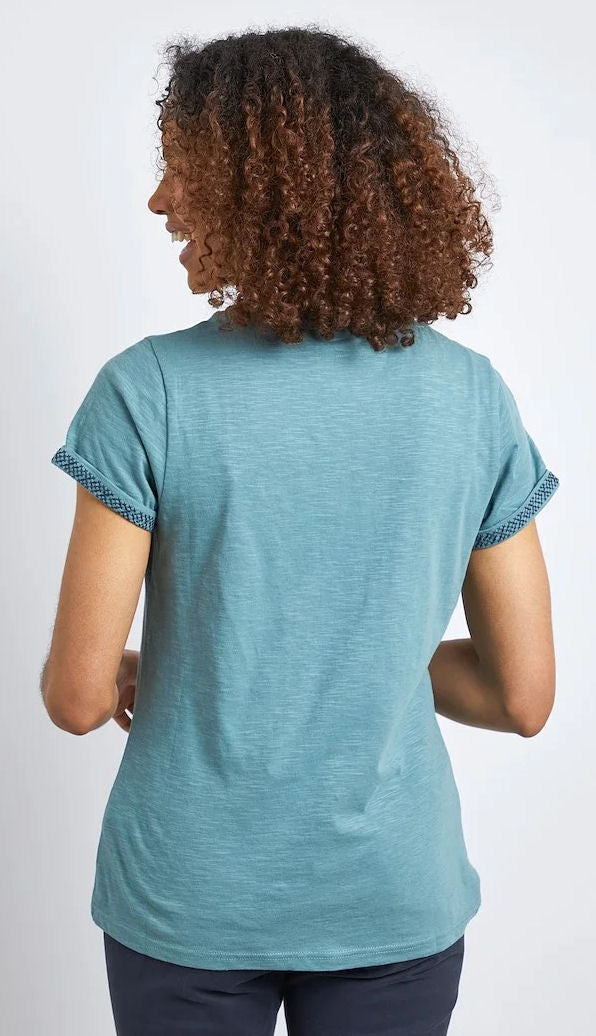Weird Fish Womens 'Trinity' Outfitter Tee - Sea Green