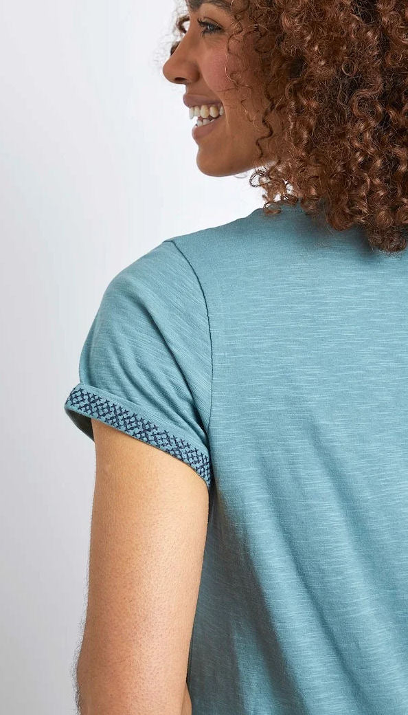 Weird Fish Womens 'Trinity' Outfitter Tee - Sea Green