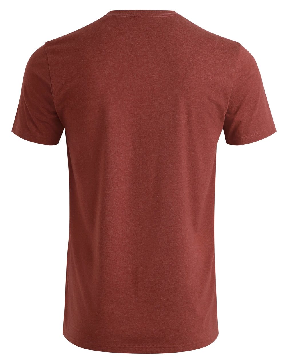 Weird Fish Mens 'Fished' Plain Tee - Pinot Red