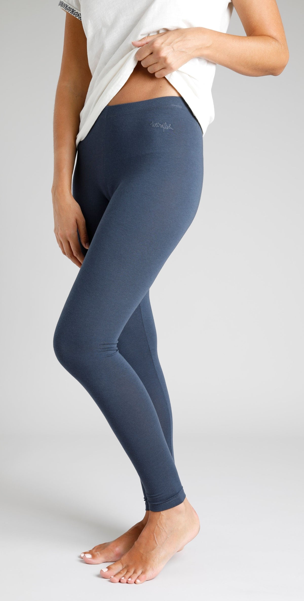 Weird Fish Womens 'Louisa' Leggings - Dark Navy