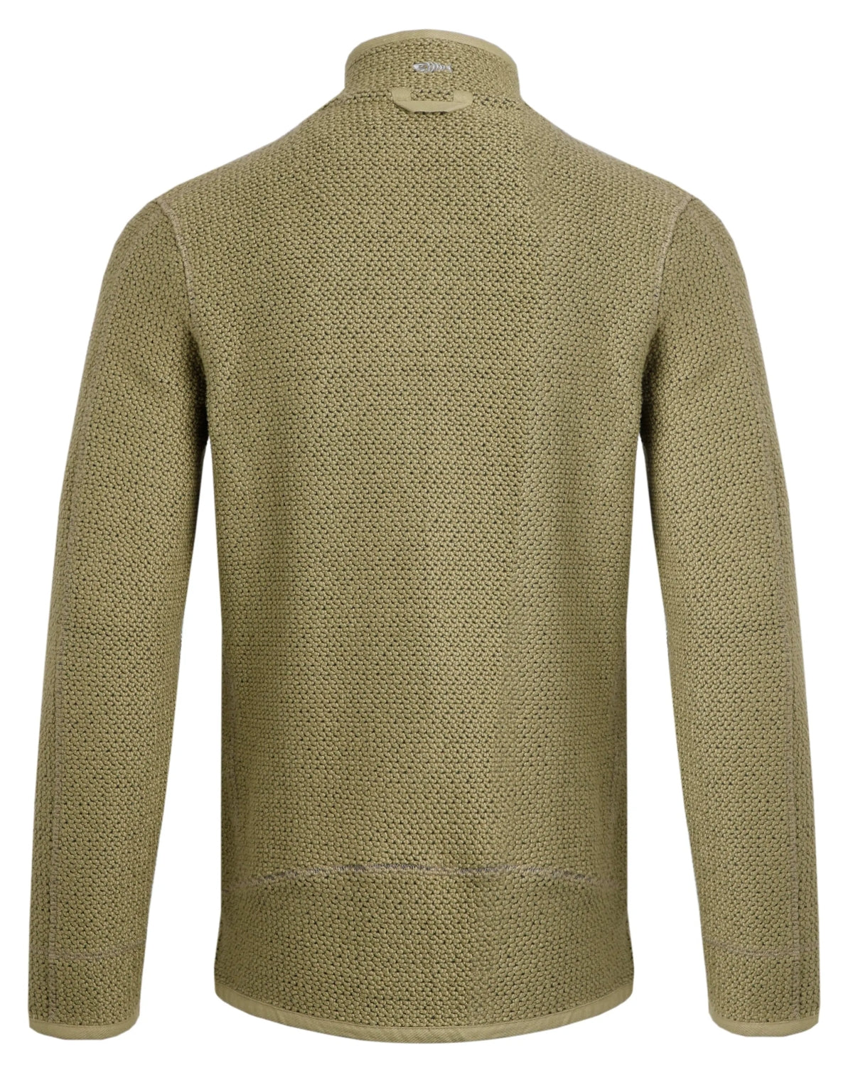 Weird Fish Mens 'Transom' Full Zip Macaroni Jacket - Olive Green