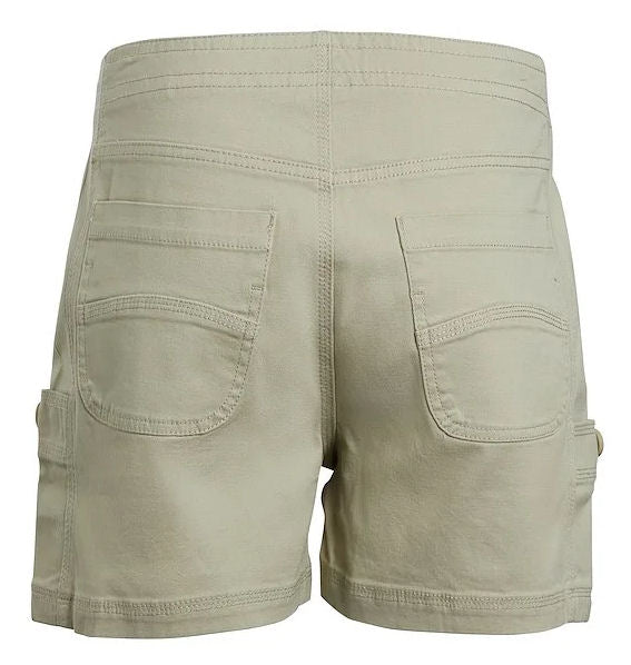 Weird Fish Womens 'Willoughby' Cotton Shorts - Stone