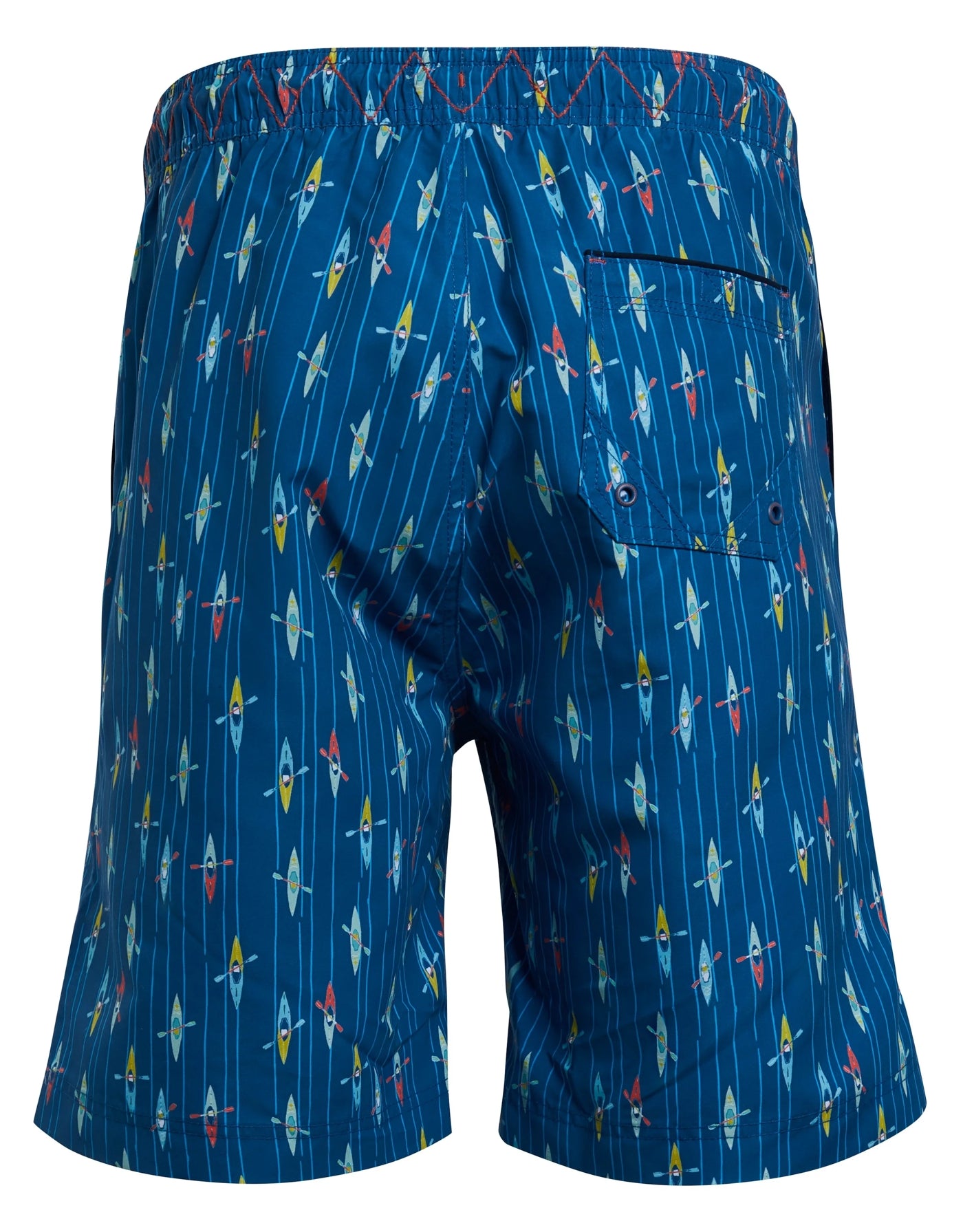Weird Fish Mens 'Marina' Printed Board Shorts - Dark Blue