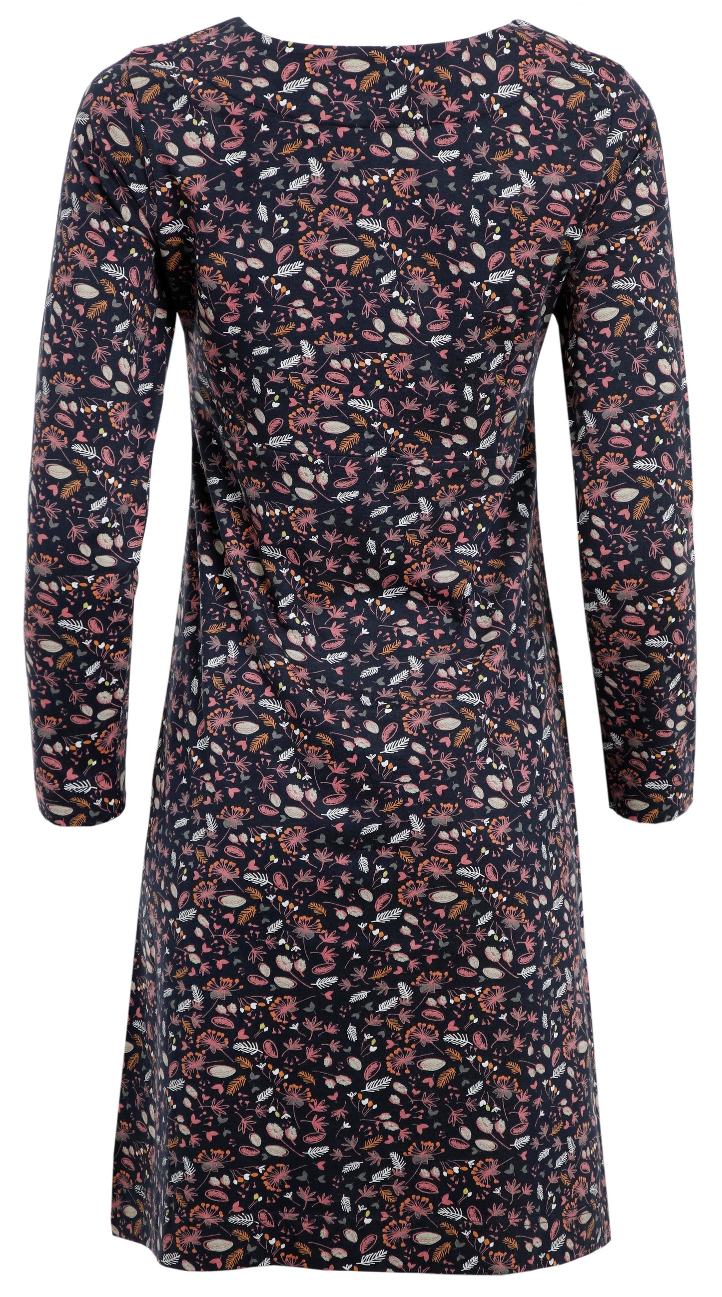 Weird Fish Womens 'Delray' Floral Print Dress - Navy
