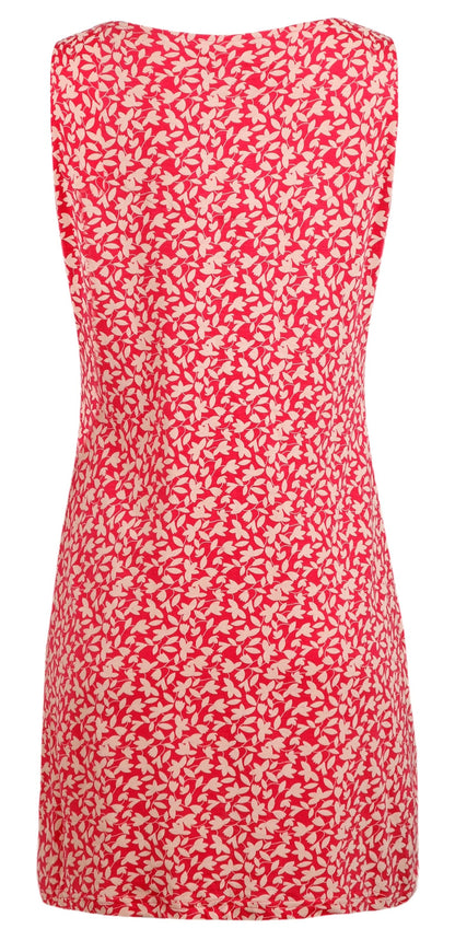 Weird Fish Womens 'Indus' Printed Jersey Tunic - Berry