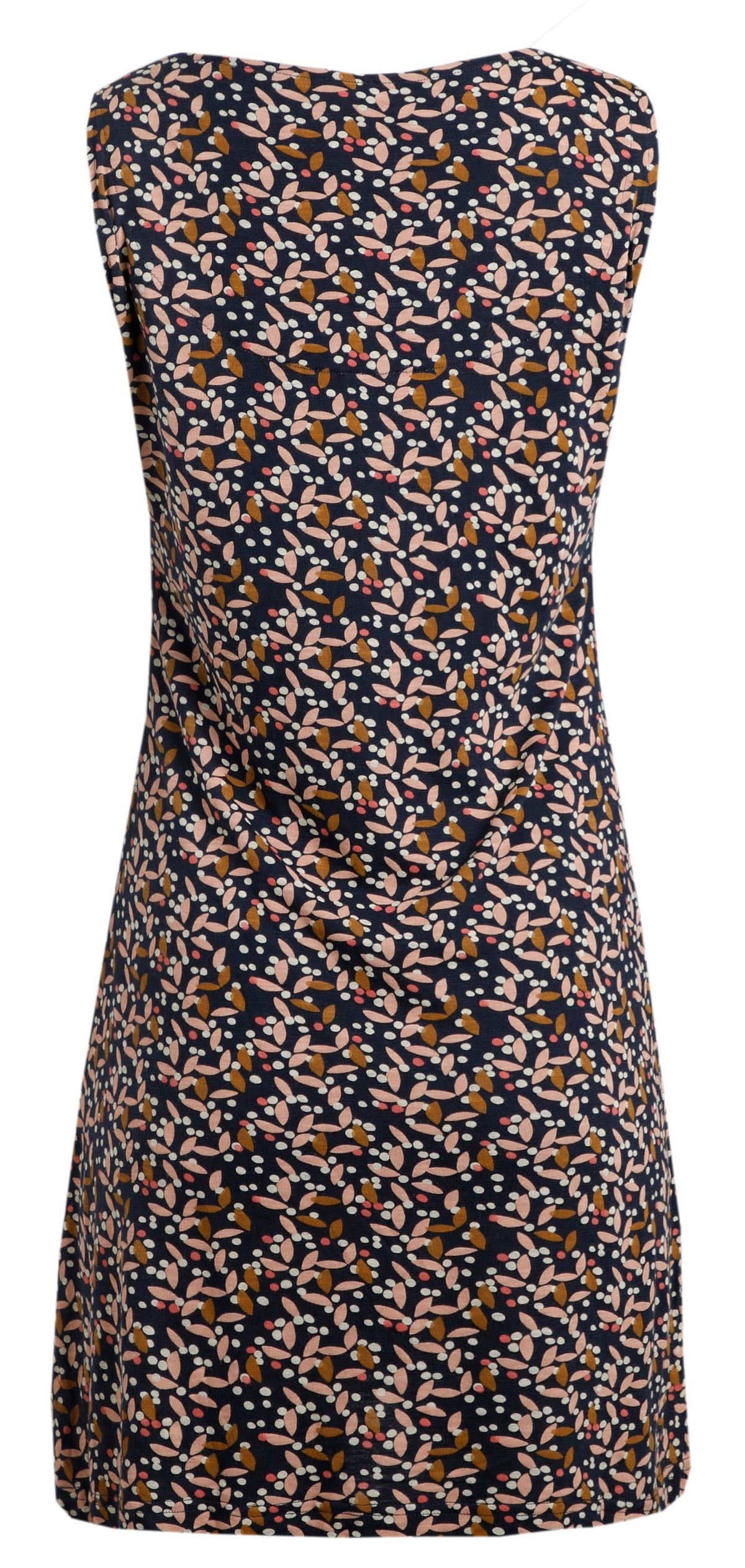 Weird Fish Womens 'Indus' Printed Jersey Tunic - Dark Navy