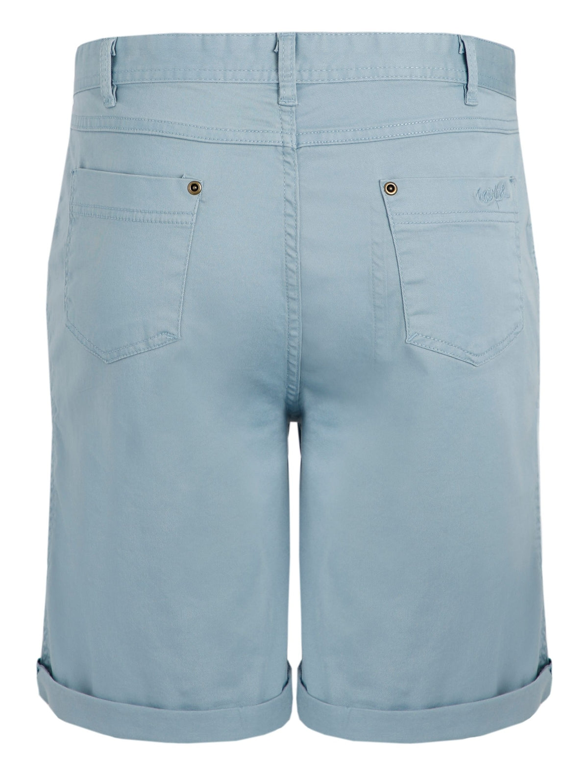 Weird Fish Womens 'Carmen' Stretch Shorts - Faded Denim