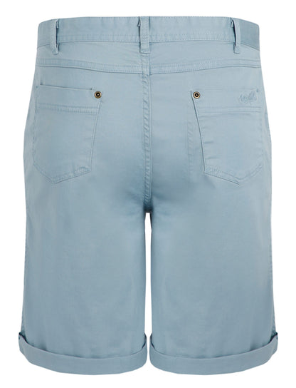 Weird Fish Womens 'Carmen' Stretch Shorts - Faded Denim